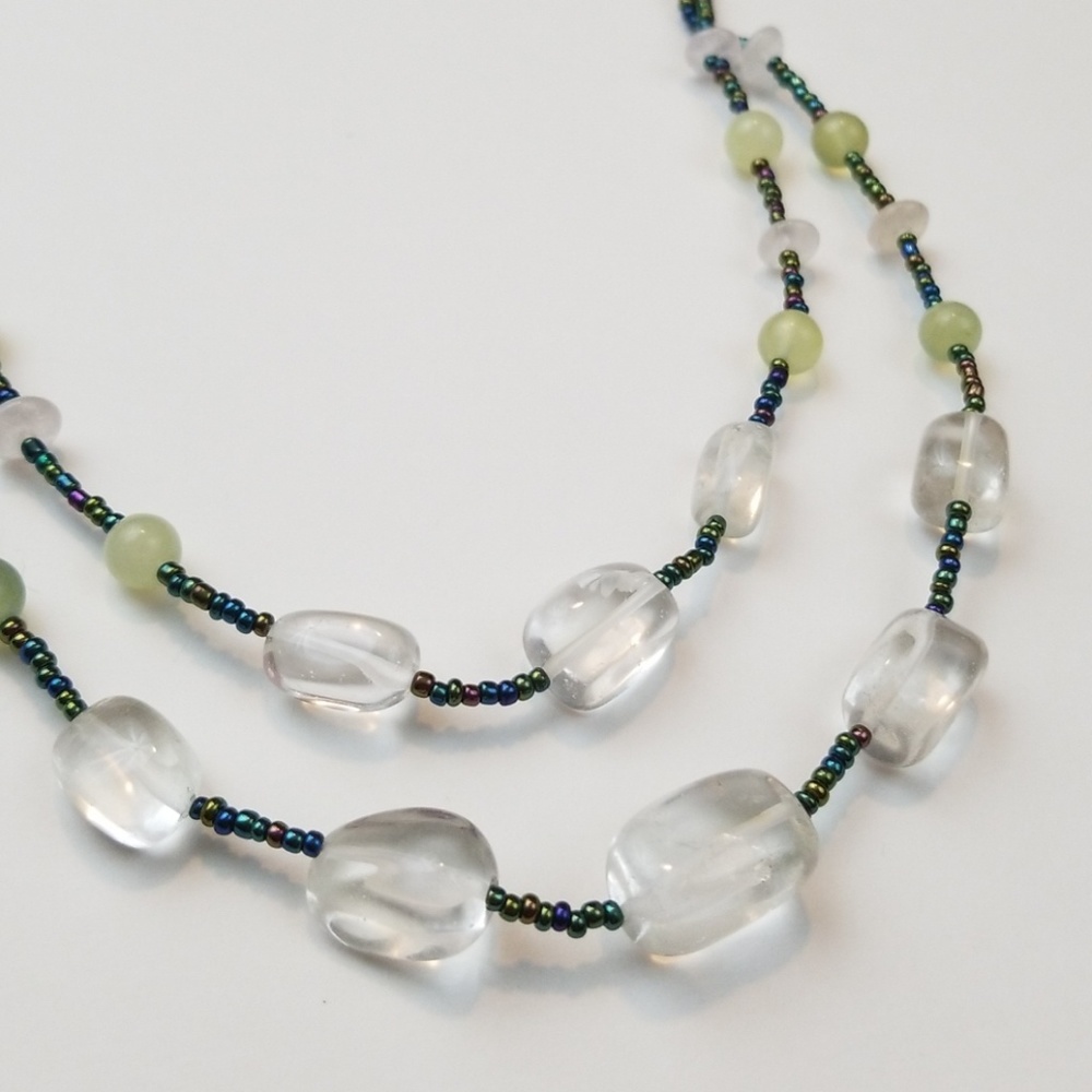 Handmade Gemstone Beaded Necklace